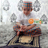 Jual SPECIAL Sarung Instan+Peci Anak merk Orange TERMURAH Murah