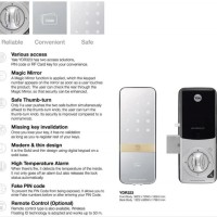 Jual Kunci Pintu Digital YALE YDR 323 / Digital Door Lock YDR 323 Murah