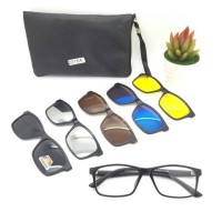 Jual Kacamata Rayban Clip On 2215A Free 5 Lensa Murah