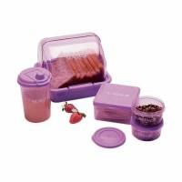 Jual Breakfast set/Tempat Roti Kue/Tempat susu/lunch box/kotak makan Murah
