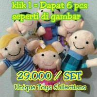 Jual Grosir Boneka Jari Keluarga Family Finger Puppets Mainan Edukasi Murah