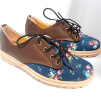 Jual VRQ Sepatu Kets Floral Docmart ND01 Murah