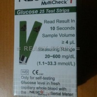 Jual Strip Gula Darah atau Glucose NESCO (N) 25's Limited Murah