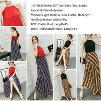 Jual HQ 18639 Halter SET Top+Skirt Murah