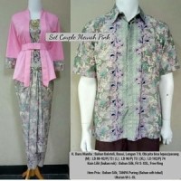 Jual Kebaya Modern Set Couple Mewah Pink Murah
