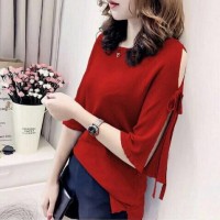 Jual x93 Thalita red Bahan twiscone fit L Murah