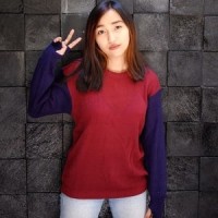 Jual Sweater Rajut Wanita Murah / Atasan / Blouse / Roundhand Comby Maroon Murah