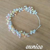 Jual Flower crown peach Murah