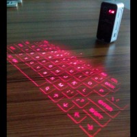 Jual Keyboard phone Virtual Laser Projection Bluetooth Black Murah