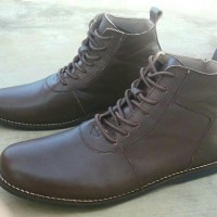 Jual SEPATU BOOT KULIT ASLI YONKERS ORIGINAL CONNECT 2 VARIAN / BRODO Murah