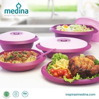 Jual Paket Hemat Komplit Set Penyajian Makanan Medina Amethyst Murah