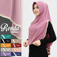 Jual Hijab Renda Turki Pad Antem Murah