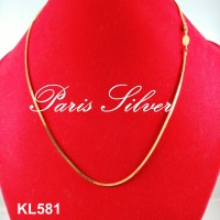 Jual Kalung Cassandra Lippo Lipo Santa Silver 925 lapis emas korea kuning Murah