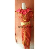 Jual Baju Adat Palembang anak cewe/Pakaian adat palembang sumatera selatan Murah