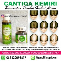 Jual Paket Penyubur Rambut Alami CANTIQA KEMIRI (Minyak Kemiri + Saripati) Murah