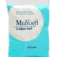 Jual Medisoft Cotton Ball 120's 75gr Murah