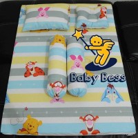 Jual MATRAS BAYI BESAR BESS MOTIF POOH DAY CREAM Murah