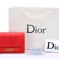 Tas Dior WOC Jadior Calfskin Merah Semi Premium AP710