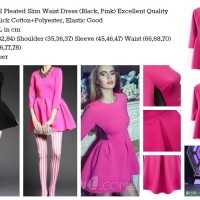 Jual 8532 Pleated Waist Party Dress Dress Hi KODE vc9457 Murah