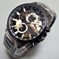 Jam Tangan Pria Ripcurl Chrono & Tgl Aktif Rantai Black