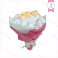 Jual Buket Bunga Mawar Kain isi 20 tangkai, Bunga Kain, Bouquet Bunga Murah
