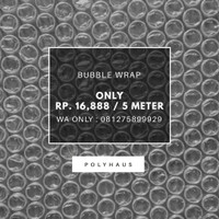 Jual PROMO!!! Plastik Bubble Wrap 125 cm x 500 cm (5 Meter) Murah