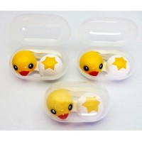 Jual SB044 Mini Duck Softlens Case Kotak Penyimpanan Bebek Contact Lens Box Murah
