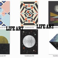 Jual Wood Frame Poster 20x30 Wall Decor - Scandinavian Series Murah