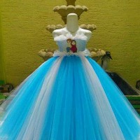 Jual FROZEN DRESS VERSI TUTU EXTRA MEGAR Murah