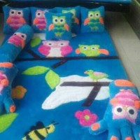 Jual karpet lantai karakter / surpet fullset / kasur bulu rasfur/ printing Murah