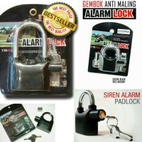 Jual Gembok Alarm Kinbar Promo Murah Surabaya Sidoarjo Murah