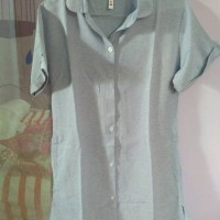 Jual dress / kemeja softblue Murah