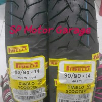 Jual Ban Pirelli Diablo Scooter 80/90-14 & 90/90-14 Mio Vario Murah