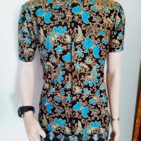 Jual KEMEJA BATIK HEM BATIK BATIK MASAKINI KUPU KUPU...056 Murah
