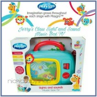 Jual Playgro Jerry's Class Sights and Sounds Music Box TV Murah