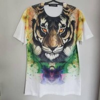 Jual Tiger 3D printing tumblr tee shirt Murah