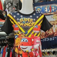 Jual Kaos/Baju Distro Anak Jett Dizzy Dan Donnie Fullprint 3D Super Wings Murah