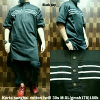 Jual kurta sanghai cotton twill / kurta / baju pakistan / gamis pria Murah
