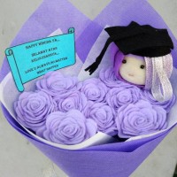 Jual Buket Bunga wisuda / buket bunga boneka/ kado ultah /kado anniversary Murah