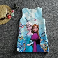 Jual ANNA ELSA DRESS BLUE (IMPORT) Murah
