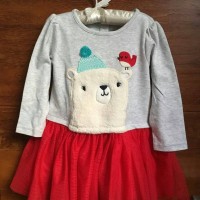 Jual Baju Kaos Dress Branded Anak Bayi Perempuan - Bear Gymboree Tutu Dress Murah