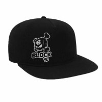 Jual TOPI SNAPBACK BLOCK 43 FULL BLACK C6 - PS Murah