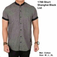 Jual Short Shanghai Black List Murah