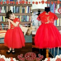 Jual DRESS CHEONGSAM BAJU IMLEK ANAK TUTU Murah