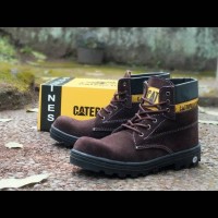 Jual BEST SELLER PROMOO MURAH !!! Caterpillar boot safety shoes pria Murah