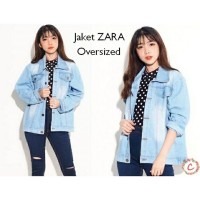Jual BL Jaket Zara Jeans oversized / Fashion Wanita / Outerwear / Jaket Murah
