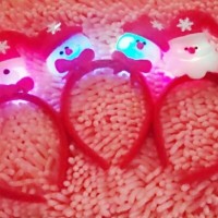 Jual Bando Natal Lampu LED Nyala Christmast Lamp Christmas Unik Santa Claus Murah