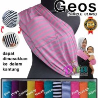Jual GEOS MOTIF - Gendongan Kaos DITA / Gendongan Bayi / Baby Sling Murah
