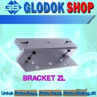 Jual Magnetic Door Lock 180Kg Kw-1 + Bracket Zl / Bracket U For Access Murah