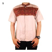 Jual Hem Koko Bordir Ahsan - Katun Minyak Diskon Murah
